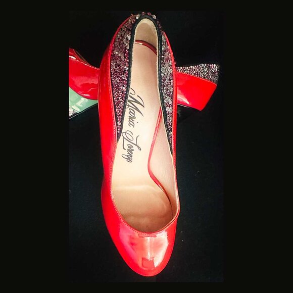 Dare to Dance in These! 6" Pink Patented Leather Stiletto Pumps by Maria Lorenzo - Picture 6 of 11